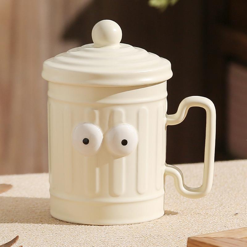 Funny Mug with Lid Birthday Gift Cup Souvenir Office Ceramic Cup Home High Value Man