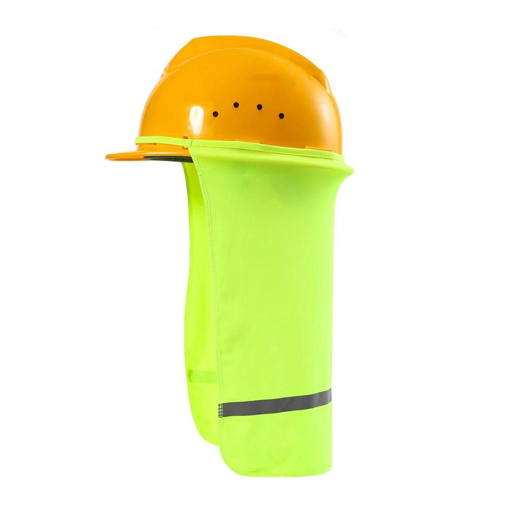 Breathable Construction Helmet Sun Shield Neck Protector 36cm Length for Outdoor Safety Hard Hat Accessories