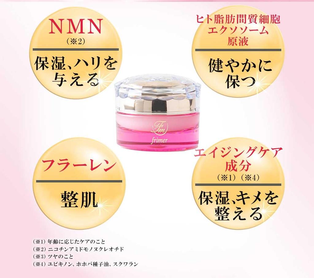 Exosome Concentrate NMN Human Stem Cell Cream 30g Fullerene Care Moisturizing Made In Japan Gel Cream Frimer Feemy Official Monde Selection 2024 Gold