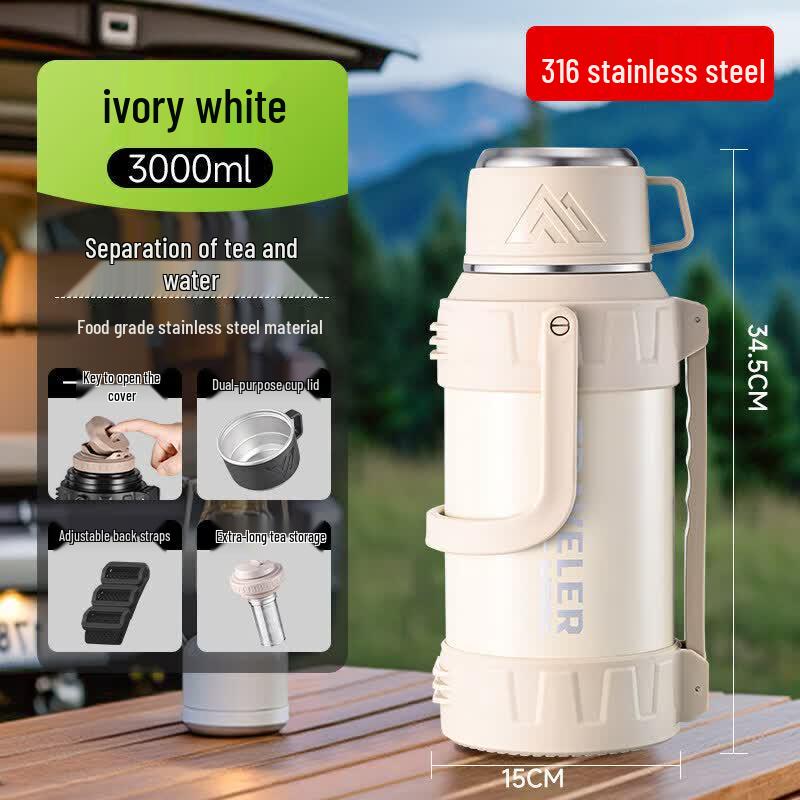 Youluo Portable Large Capacity Thermos Bottle