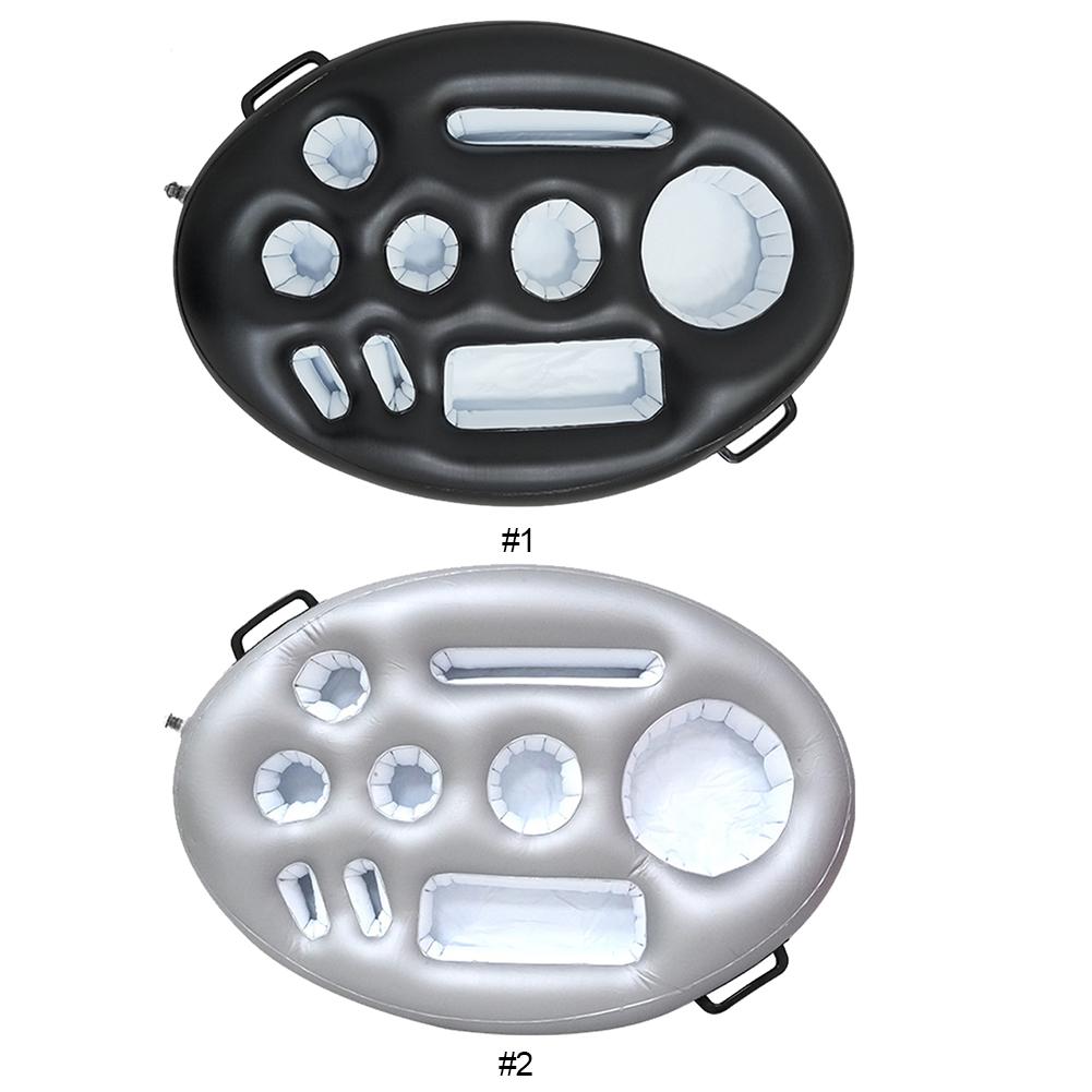 Inflatable Drinks Holder Pool Beer Drinks Holder Multifunctional Floating Cup Holder Drink Tray Floats for Summer Beach Time Spa