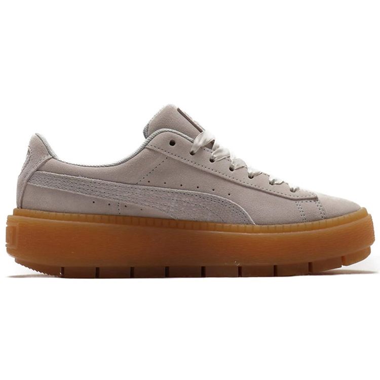 Puma Platform Trace Emboss Track Adidași Low Top Femei adidași Gri 369643-02