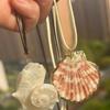 1 Piece 120Cm Leather Rope Strap Necklace Bohemian Style Natural Shell Conch Pendant For Women Beach Vacation Party Jewelry
