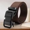 2024 Men's Trendy Canvas Belt: Automatic Buckle, All-Match, Stylish Waist Upgrade