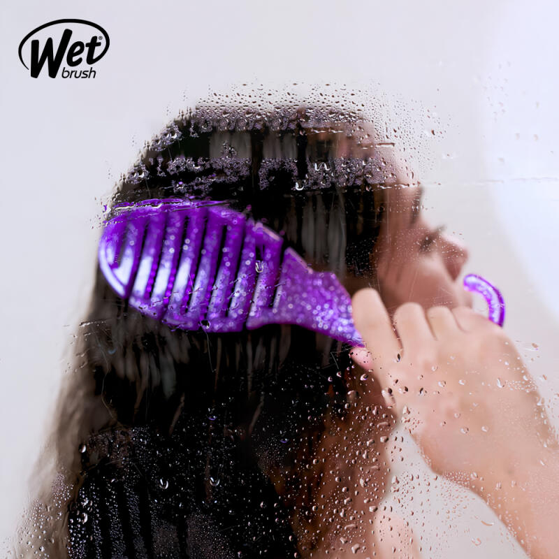 Hairbrush, shower detangler, washable brush, shampoo comb