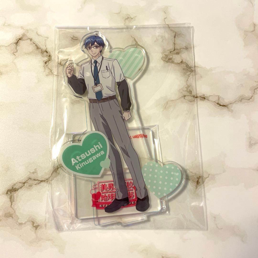 [USED] Cute High School Earth Defense Club Kinugawa Atsushi Rakuten Books Bonus Acrylic Stand
