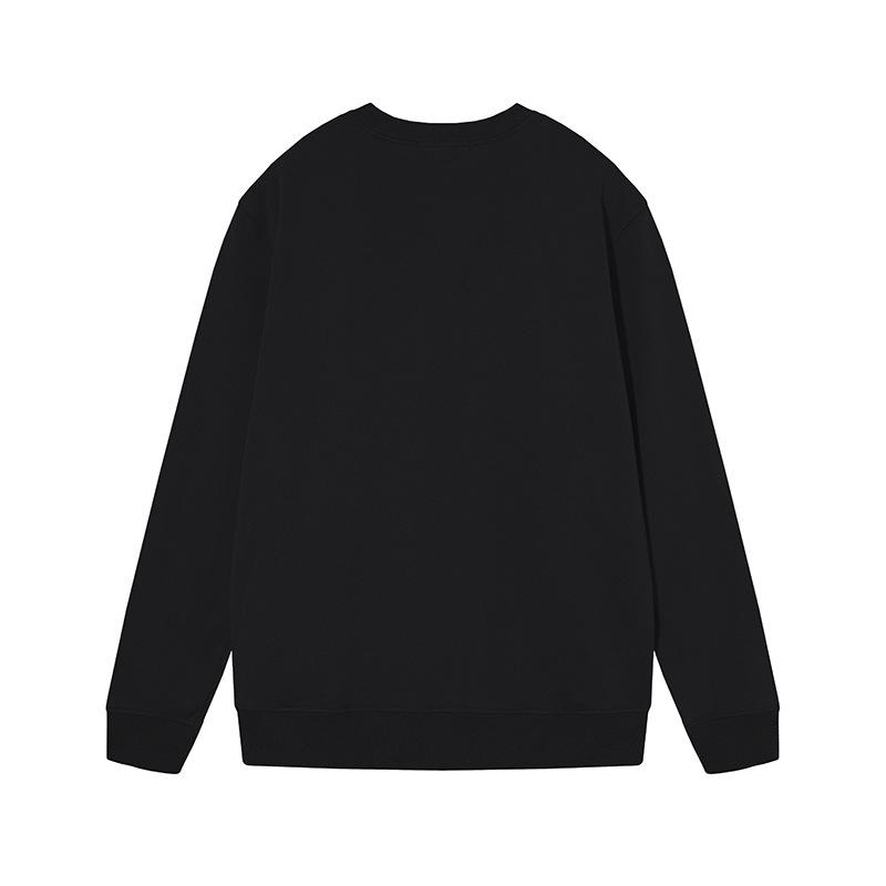 Klasická unisex mikina s kapucí Stone Monkey Island - Jednobarevná, Kulatý výstřih, Dlouhý rukáv, Design s odznakem