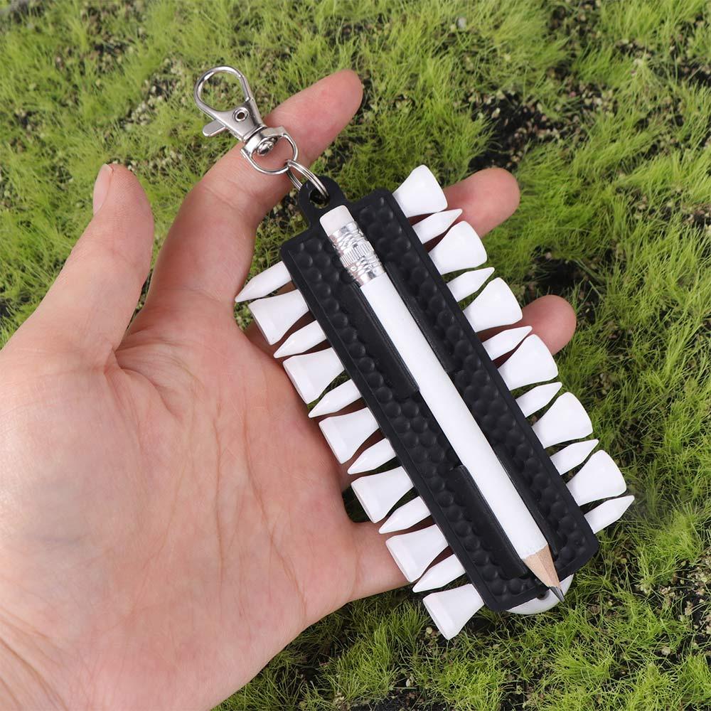 Storage Device Golf Tees Holder Divot Repair Tool Green Fork Golf Golf Tees Rack  Golfer Gift