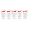 20 Pcs 100 ML Disposable Cups Pudding Yogurt Cup Roud Goblet Clear Cup Little Cup for DIY Sauce Jelly- No Lid or Spoon