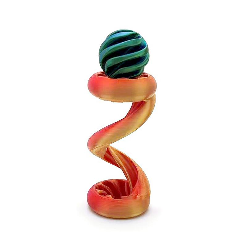 

1 Piece Desk Ornament 3D Printed Fun Spiral Toy Leisure And Relaxation Props Fidget Toys For Kids And Adults