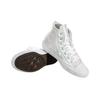 Converse Chuck Taylor All Star Iridescent Leather High-Top Skate Shoes Women Sneakers Silver 566094C