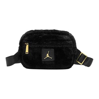 Polyester Shoulder Bag Crossbody Bag Regular Women's Black & Gold Jordan HV8005-010