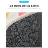 Cute Cartoon Irregular Cashmere-Like Floor Mat, Water Absorbent Anti-Slip Rug for Bathroom Bedroom Home Decor