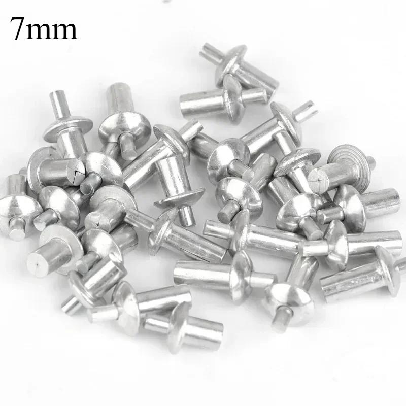 

Молоток Приводные расширительные заклепки Ударное расширение Алюминиевая гвоздевая головка Пробивной ударный тип Маленькие саморезы Крепежные наборы 7mm,10pcs