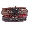 Handmade Leather Bracelet 4-piece Set Combination Bracelet Hand Rope