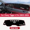 Für CHERY TIGGO 4 Pro -2024 Auto Armaturenbrett Abdeckung Matte Sonnenschutz Pad Vermeiden Licht Matte Instrument Teppich Schutz Zubehör