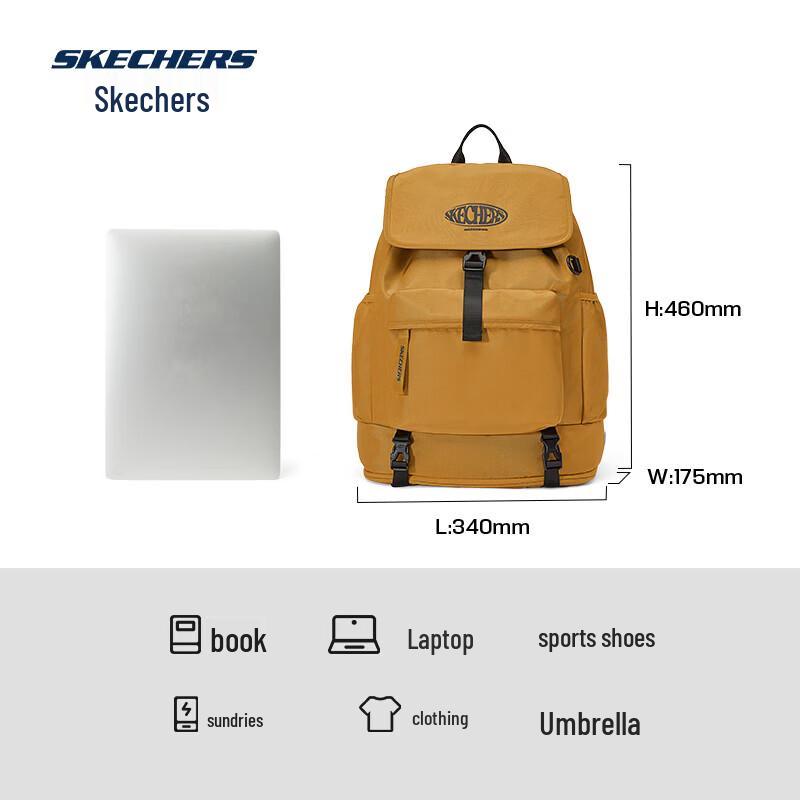 Skechers L125U054 Unisex Commuter Travel Backpack
