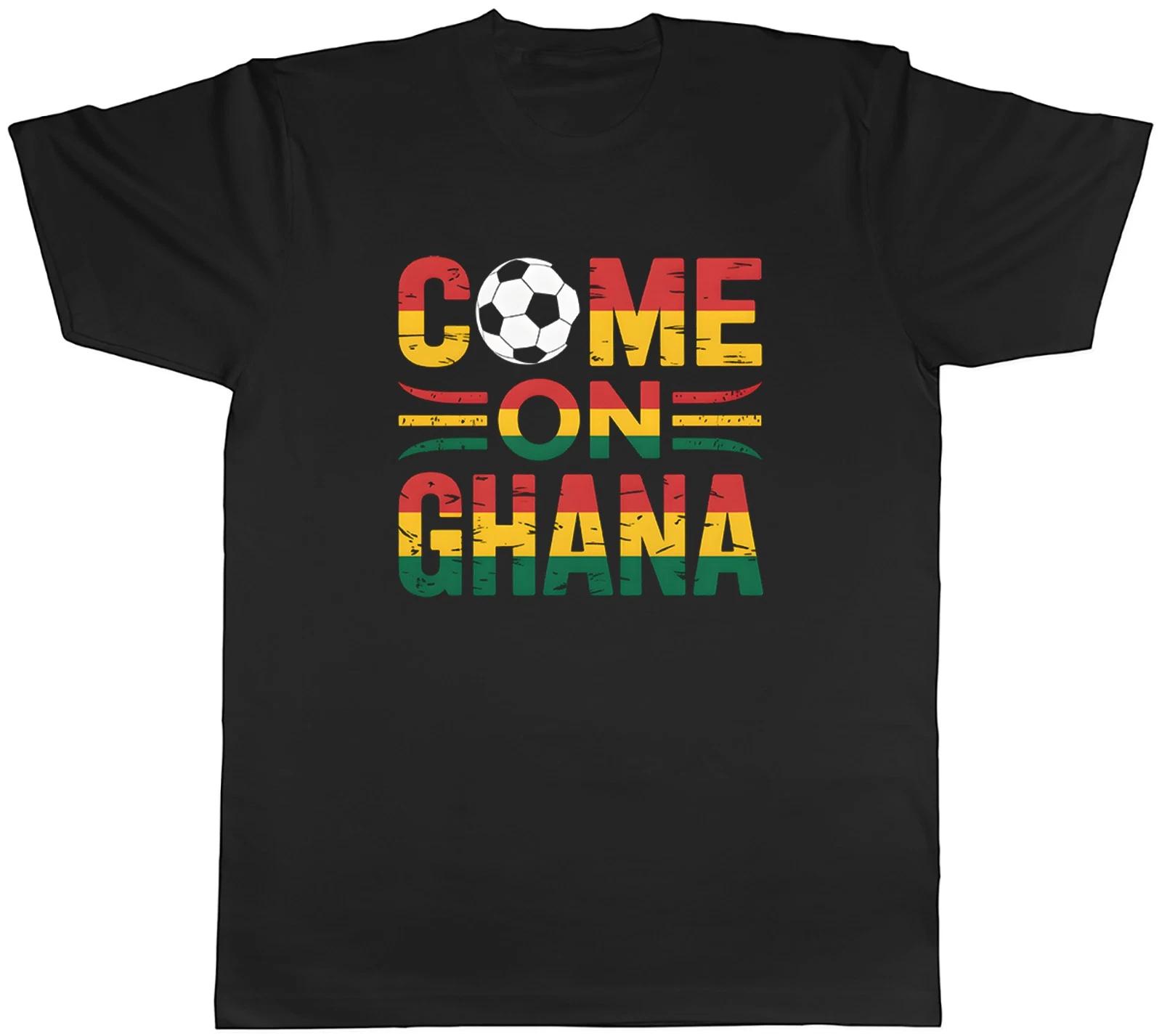 Come on Ghana Supporter Football Fan Mens T-Shirt Tee Gift Top XXXL