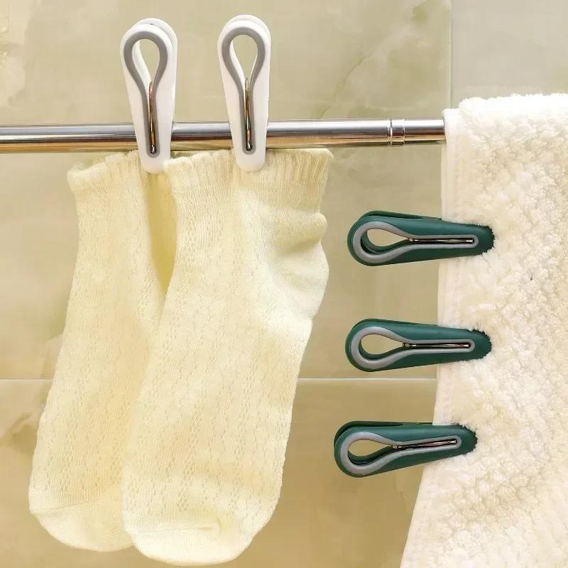 Strong Traceless Clothes Drying Clips -  Windproof & Anti-Slip Design for All Fabrics, No Mark, Duty Hold for Indoor/Outdoor Use
