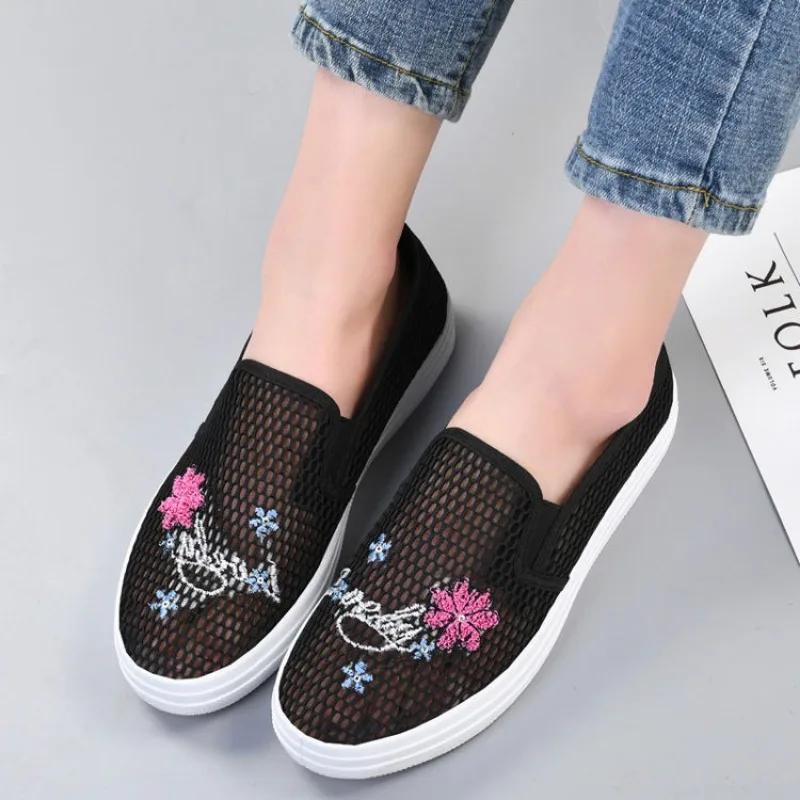 Fashion Aesthetic Summer Slip On Shoes for Women New In Arrival 2025 Korean 39 Y2k Fashion Offers Deals Original Woman Footwear Sale