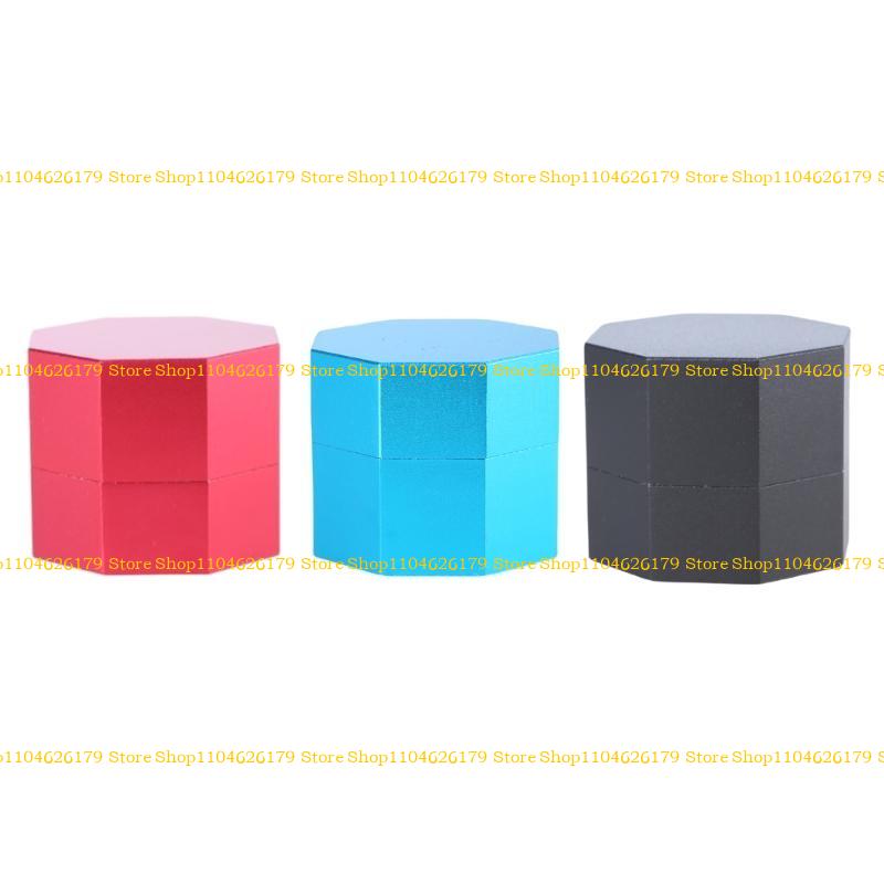 A1A2 Octagonal Billiard Chalks Holder Aluminum Billiard Chalks Case Easy To Carry