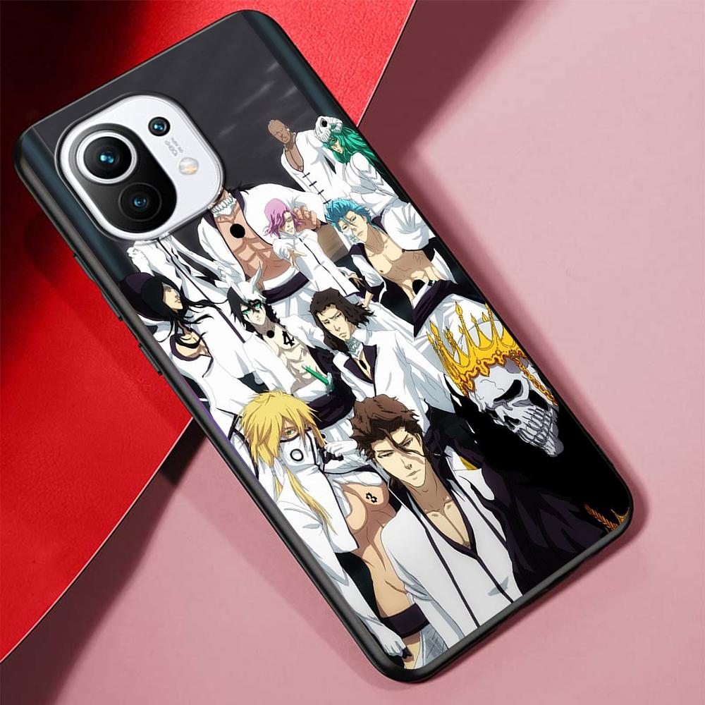 Japanese Anime Bleach Case for Xiaomi Mi 11 Lite 5G 12 Pro Note 10 10T 9 SE 9T 10S 8 A2 Lite CC9 Redmi Note 11 TPU Phone Cover