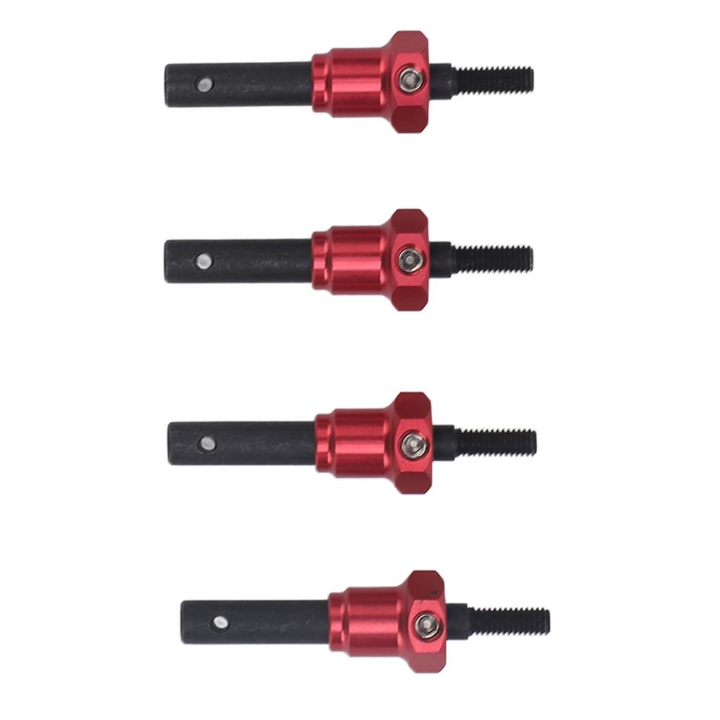 Portal Stub Axle Drive Shaft Aluminum Alloy Steel Stub Axle Drive Shaft Replacement for 1/10 RC Crawler