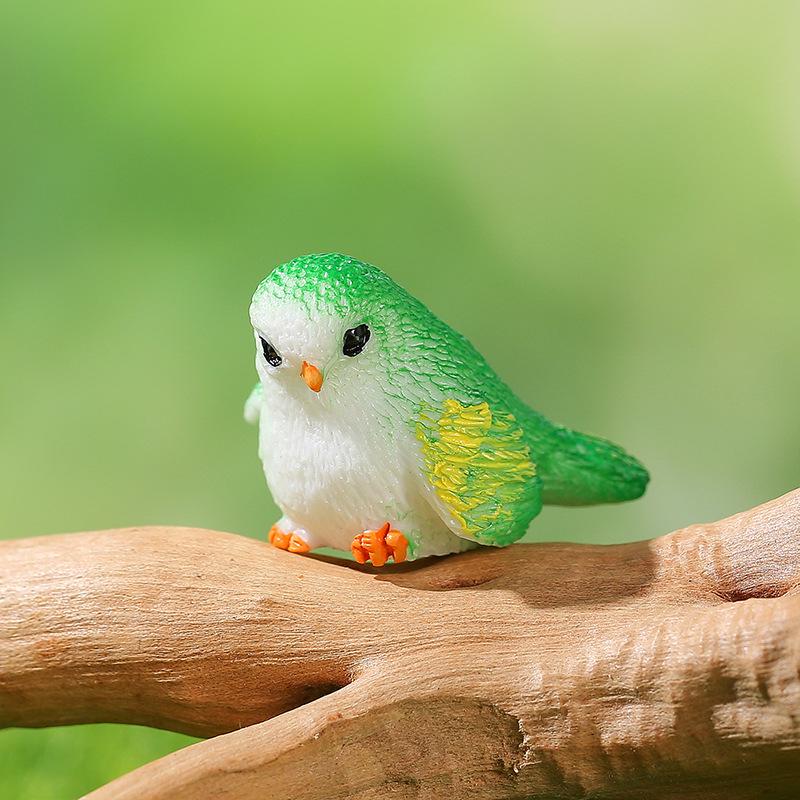 

Мох Микроландшафт Суккулентные Аксессуары: Милая мультяшная птичка, полимерная фигурка для садоводства