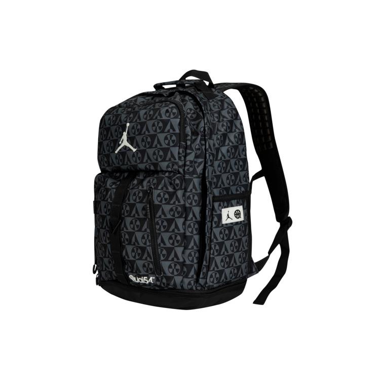 New Jordan Polyester Backpack Regular Unisex Jet Black JD2433011AD-001