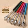 1pcs Extendable Back Scratcher, Stainless Steel Portable Telescopic Rubber Handle Back Scratchers For Thanksgiving, Birthday, Christmas Gifts