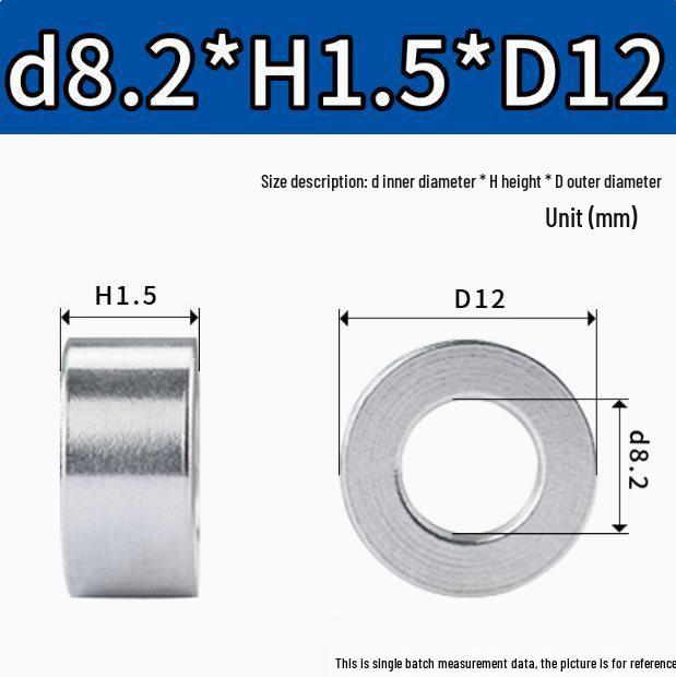 

M8M10 Aluminum Alloy Thickened Round Hollow Spacer Sleeve