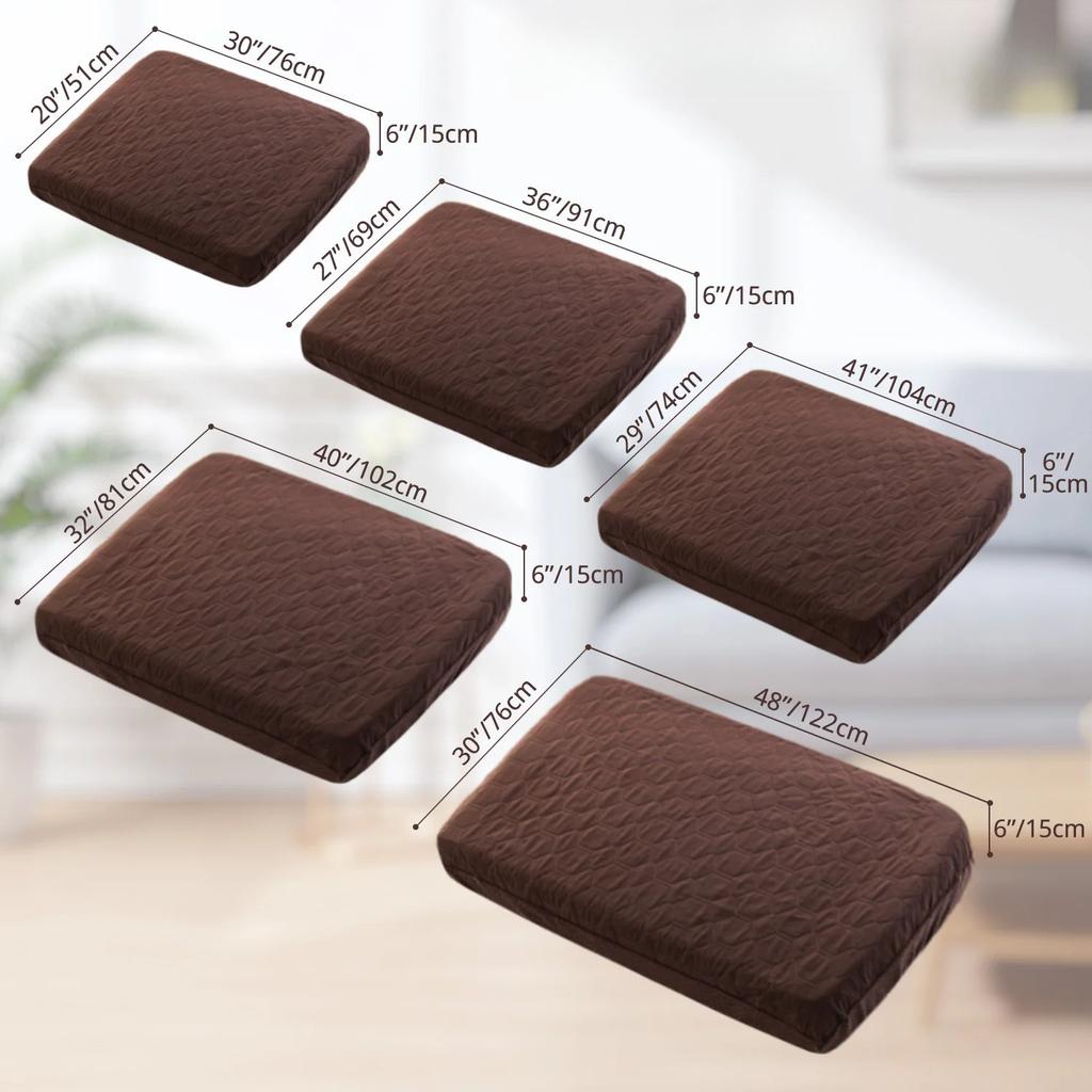 Wodoodporne Pokrowce na Legowisko dla Psa Wymienne Zmywalne Sierść Zwierząt Łatwe do Usunięcia, Pikowany Pokrowiec na Poduszkę dla Psa, Pokrowiec na Legowisko dla Psa/Kota