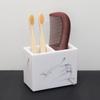 Nordic Style Toothbrush Holder Electric Toothbrush Stand Multifunctional Resin Comb Storage Rack