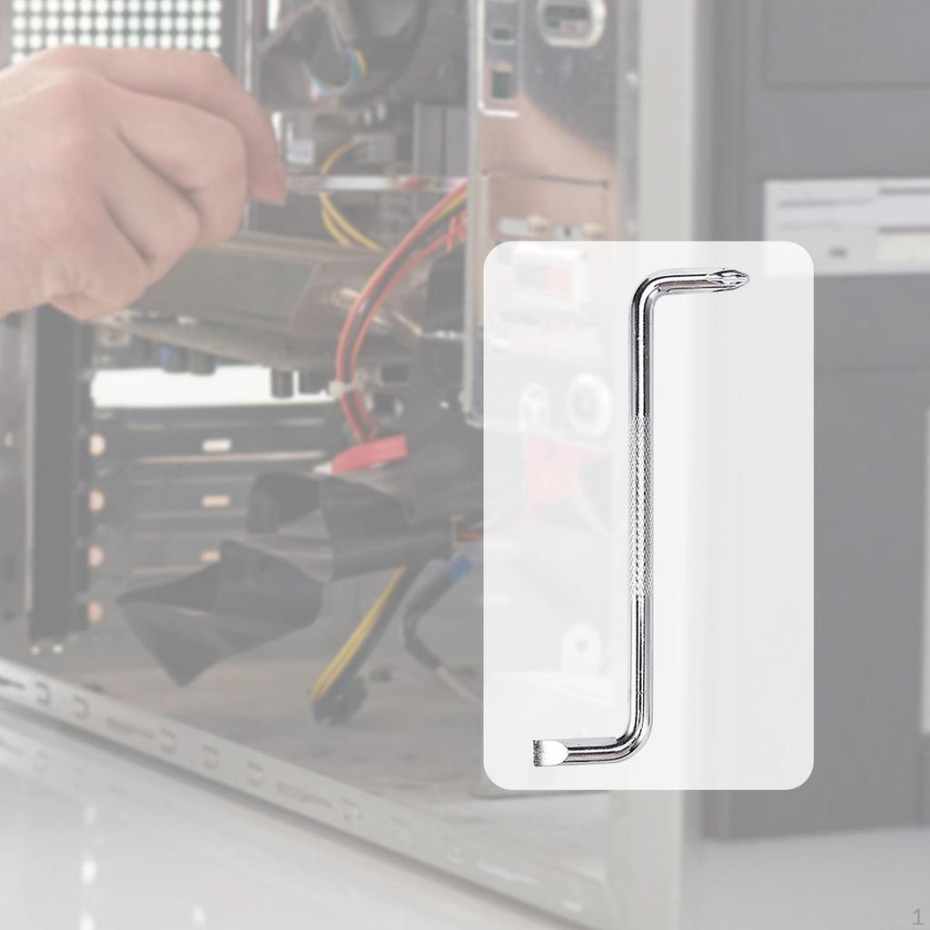 90 Degree Angled Screwdriver Portable Phillips Flat Head for Home DIY