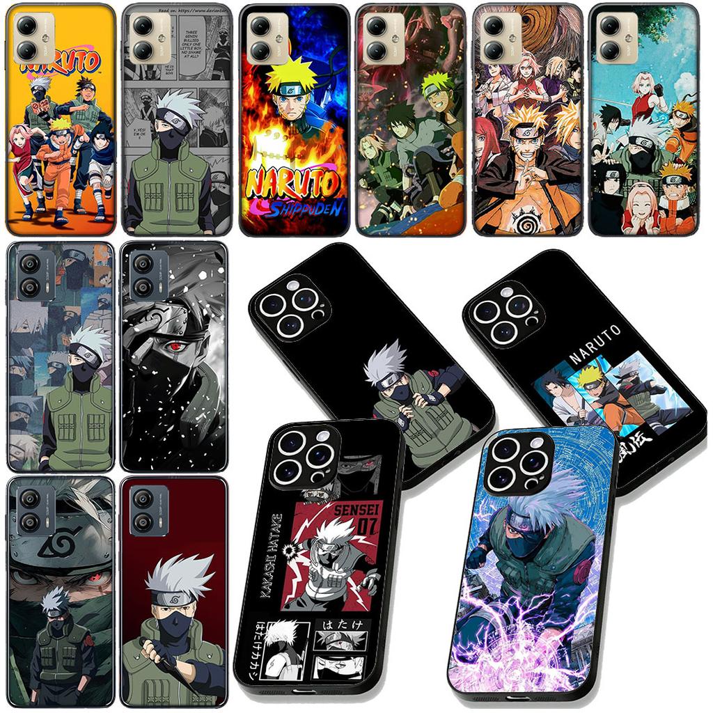 Kakashi Hatake Narutos Uchiha Sasuke Phone Case for Motorola Moto E13 E20 E32 E22 E14 E15 G32 G60 G72 G7 G8 G82 G9 Plus Power