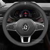 Pro Renault 2026 Nové poklice pro Renault Megane Clio Kadjar Arkana Captur Twingo Talisman Logan Duster Kožený volant do auta
