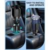 Car Cup Holder Expander with Adjustable Offset Base, All Purpose Cupholder Extender for car with Expandable, Univeral for Most Popular Large Travel