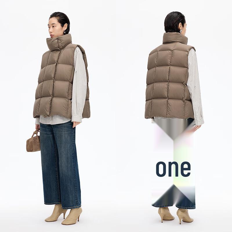 JNBY Women s Lightweight Stand-Collar Down Vest XS