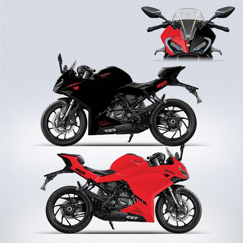 For Protection and Decoration of Motorcycle Accessories with CFMOTO 250SR 300SR Sticker Kit Fairing Stickers In Variou