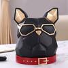 Innovative Silicone Flower Vase Mold Bulldog Shape Flexible Ornament Molds Silicone Flowerpot Mold Suitable for Crafting