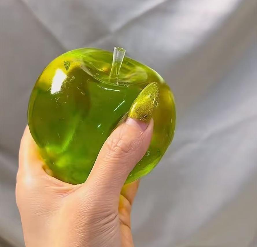 

Squishy Green Apple Stress Ball - Soft Fidget Sensory Toy For Adhd Autism Slow Rebound Squeeze Toy For Adults And Kids (As shown-18249)-