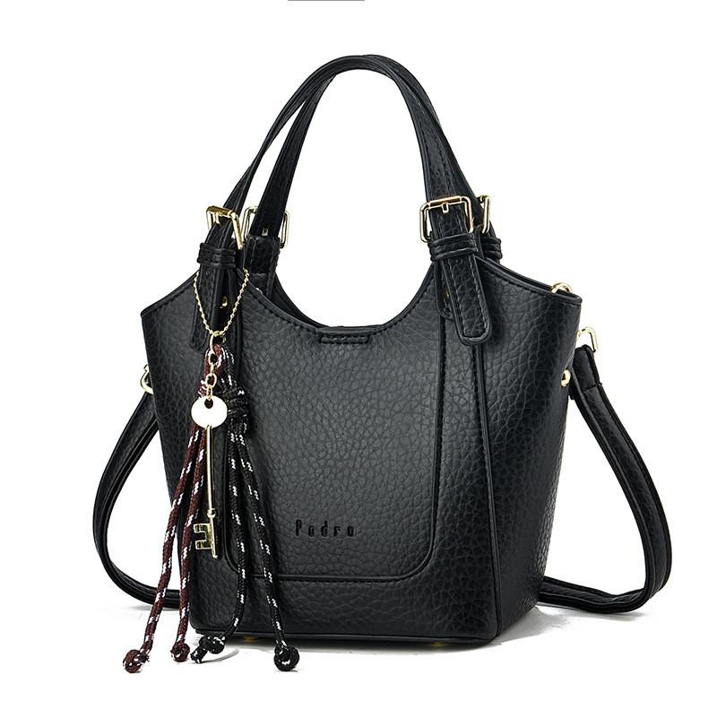 Womens Fashionable Bucket Bag With Spacious Interior And Multiple Functional Pockets