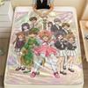 Cardcaptor Sakura Group & Magical Creature Pattern Flannel Blanket, Comfortable for All Seasons, Home Decor, Warmth and Comfort, Perfect for Gifts.
