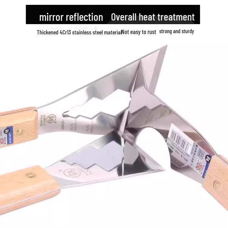 Heavy Duty Stainless Steel Putty Knife & Wall Scraper for Cement, Decoration, and Peeling Tasks