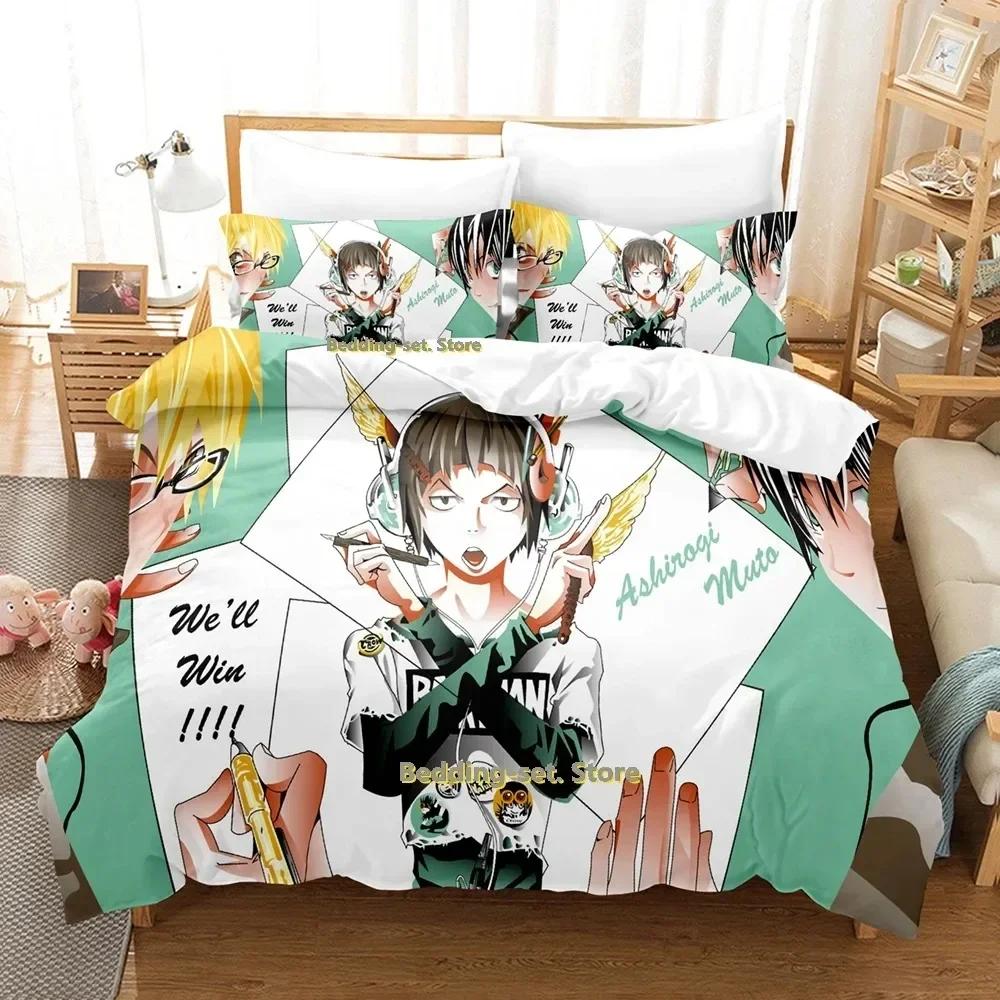 2024 Bakuman Bedding Set Single Twin Full Queen King Size Bed Set Adult Kid Bedroom Duvetcover Sets 3D Print Anime Bed Sheet Set