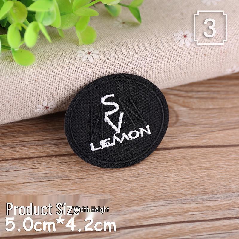 Trendy British Style Embroidered Flower Iron-on Cloth Patch for Streetwear & Clothing Repair