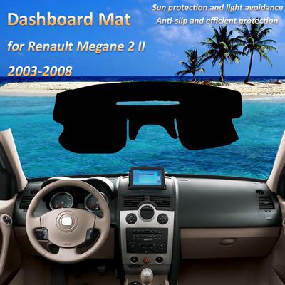 För Renault Megane 2 II MK2 2003 2004 2005 2006 2007 2008 Instrumentpanel Matta Skydd för Instrumentpanel Undvik Ljus Biltillbehör