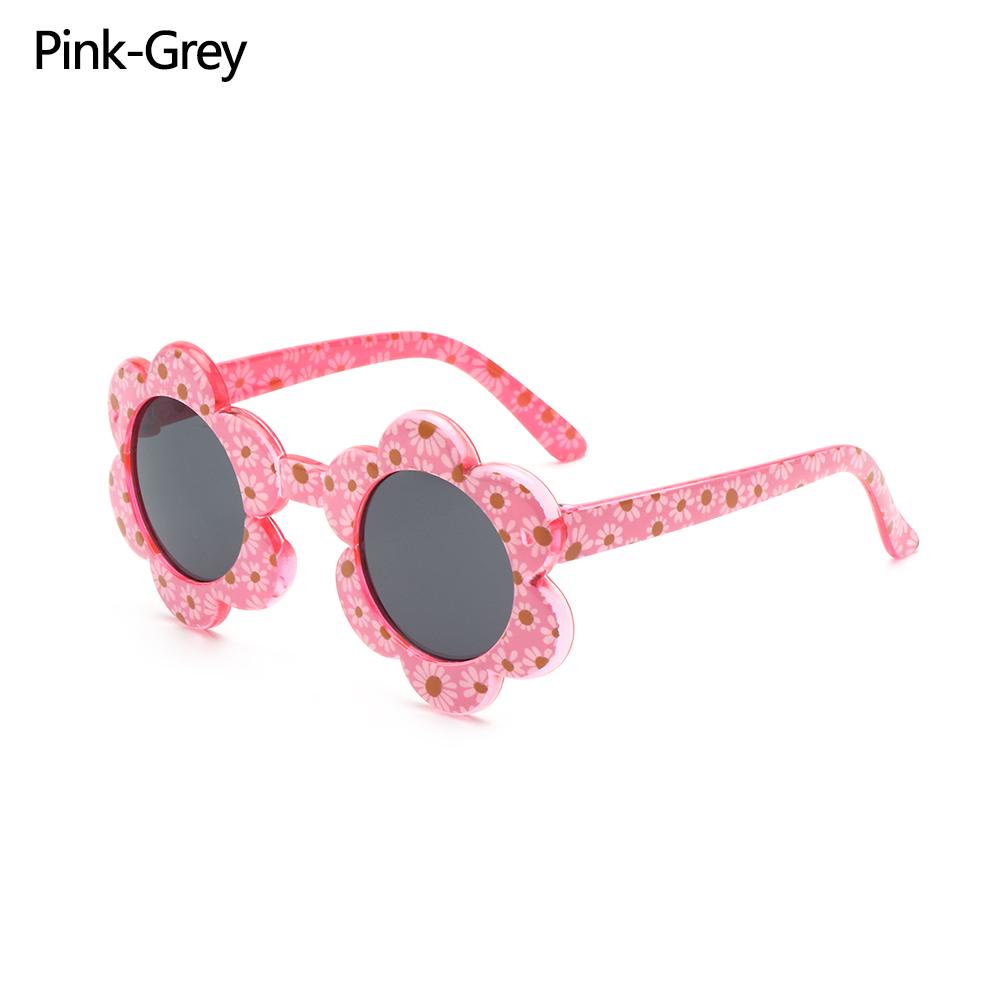 Favors Kids Sunglasses Flower Shaped Sunglasses for Toddler Girls Boys Round Flower Sunglasses