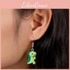 Soft Clay Dinosaur Earrings With Animal Design For Ladies Casual Jewelry Collection