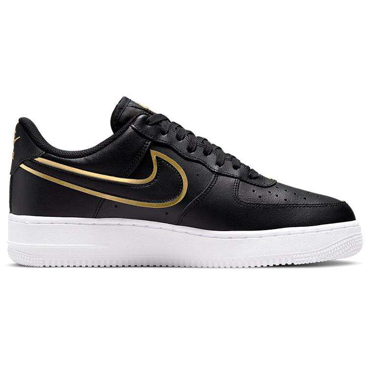 New Nike Air Force 1 Low '07 Black Metalic Gold DA8481-001